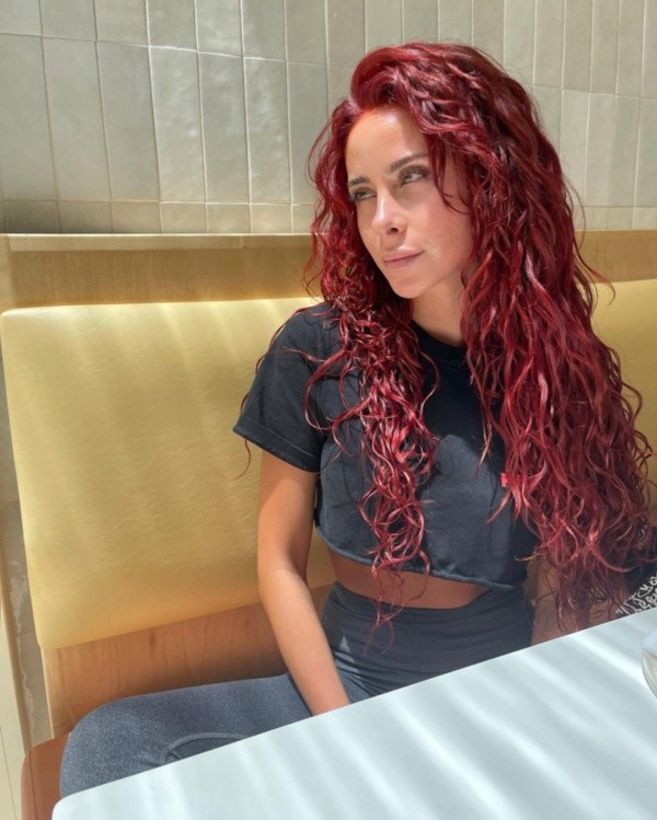 La publicación con la que Cami Gallardo dio a conocer su radical cambio de look.(6)