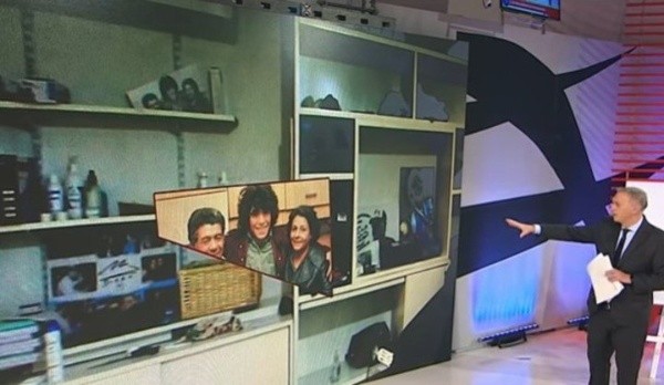 Imágenes de la casa de Maradona.Foto: TN