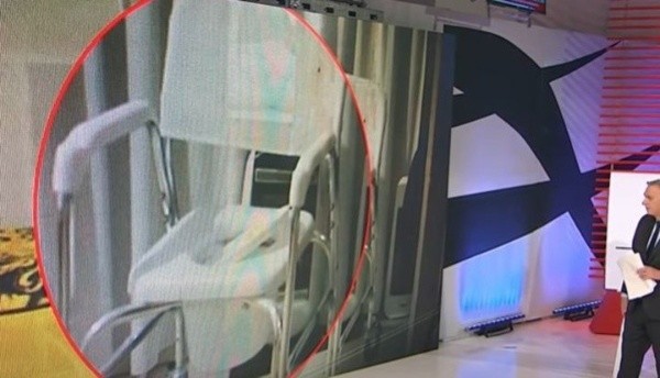 Una de las sillas que usaba Maradona en la casa:Foto: TN