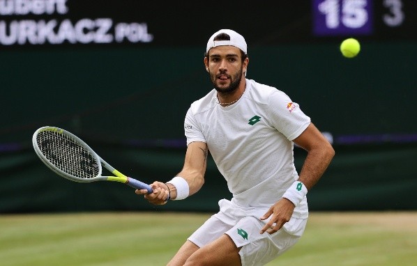 Berrettini será el rival de Djokovic en la final de Wimbledon. Foto: Getty