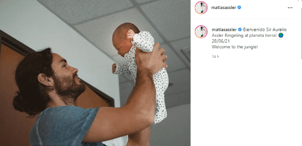 Matías Assler en Instagram