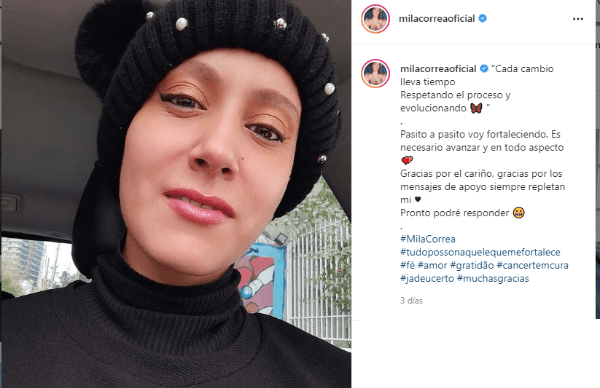 Mila Correa en Instagram