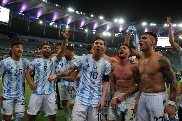 Argentina celebra un título que le costó 28 años ganar. Foto: Getty