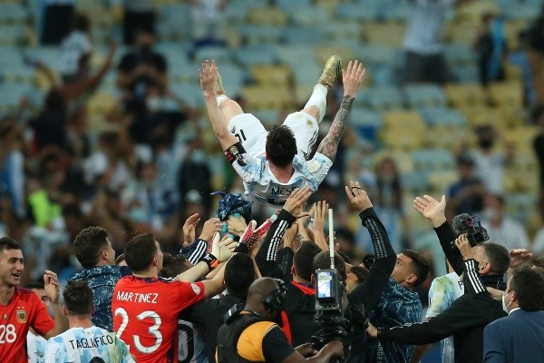 Lionel Messi tuvo su merecida revancha (Getty Images)