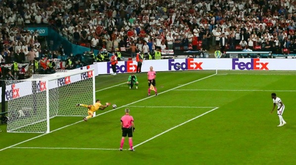 Los ingleses cayeron por penales ante Italia.