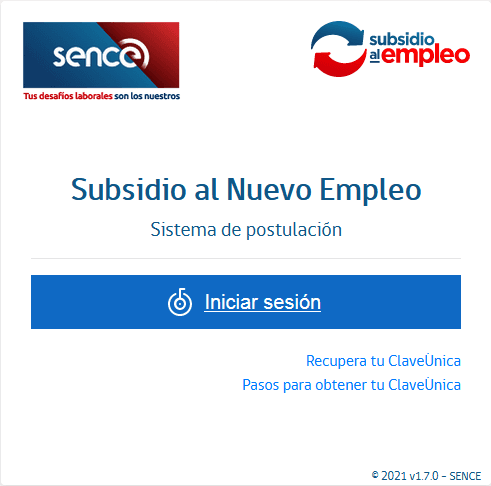 Postulación al Subsidio al Nuevo Empleo