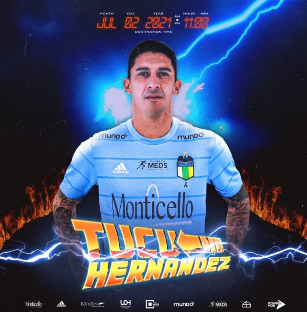 El Tucu es el flamante refuerzo de O’Higgins para el segundo semestre.