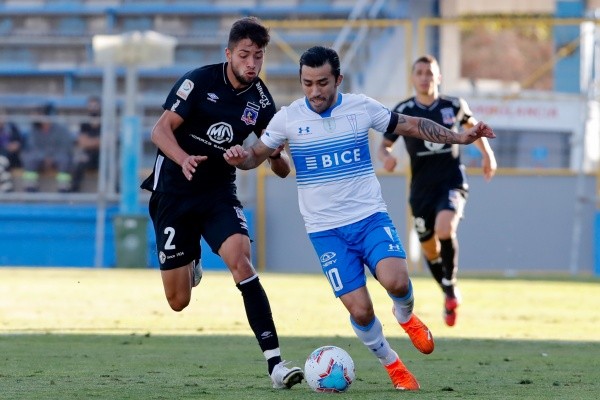 Católica y Colo Colo empataron 0-0 en el último partido jugado en San Carlos. Foto: Agencia Uno.