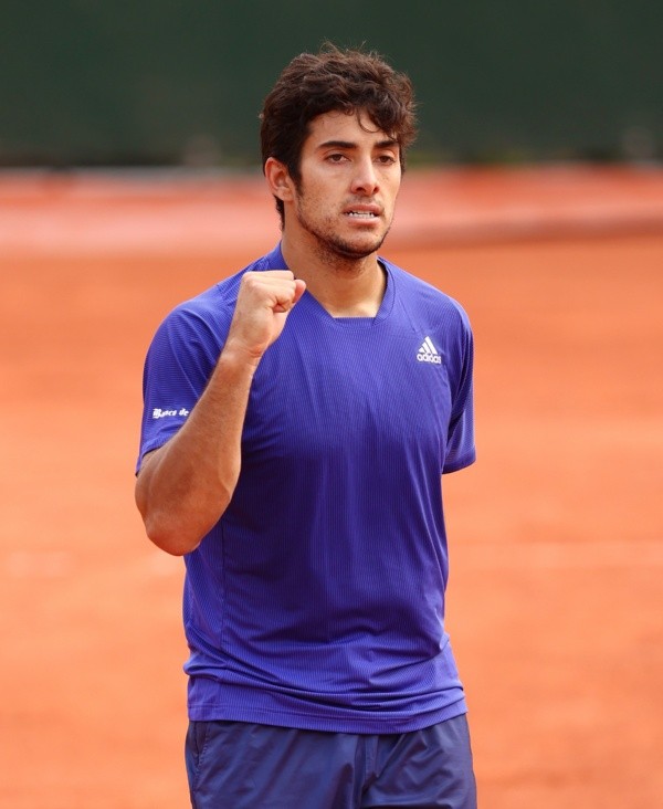 Garin obtuvo un buen triunfo en la arcilla sueca ante Martínez. Foto: Getty.
