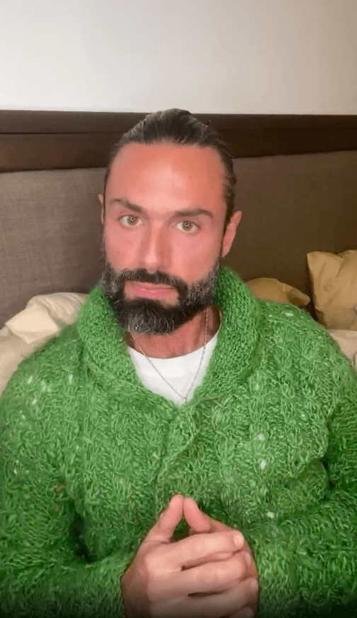 Rodolfo Neira en la explicación de su polémico video sobre las vacunas.