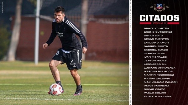 Los citados de Colo Colo contra Universidad Católica en el clásico.