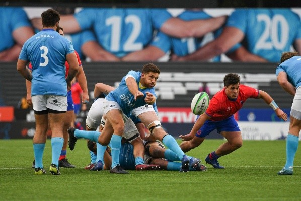Chile cayó 15-10 ante Uruguay en las eliminatorias. Foto: Sudamérica Rugby
