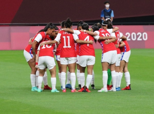 La Roja femenina tuvo su primer partido en unos Juegos Olímpicos. Foto: Getty Images