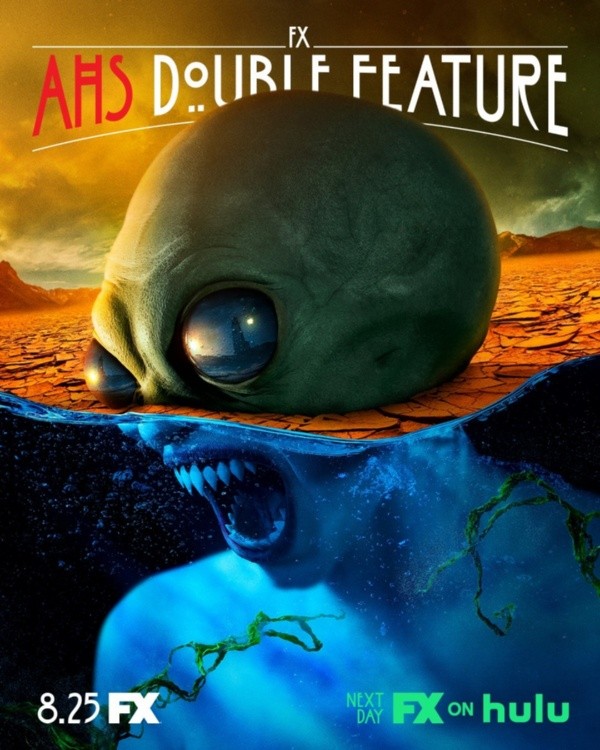 Afiche oficial de 
   American Horror Story: Double Feature.