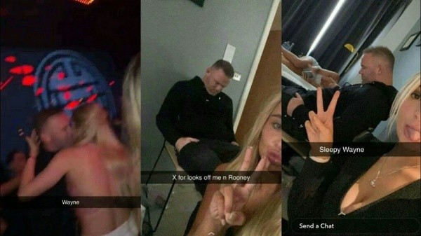 Las fotos que filtraron de Rooney (Twitter)