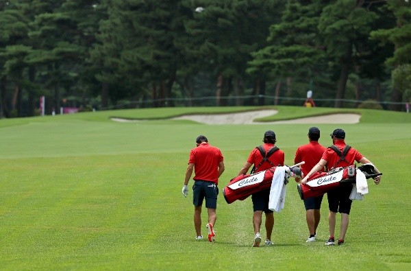 El equipo chileno de golf en Tokio - Getty