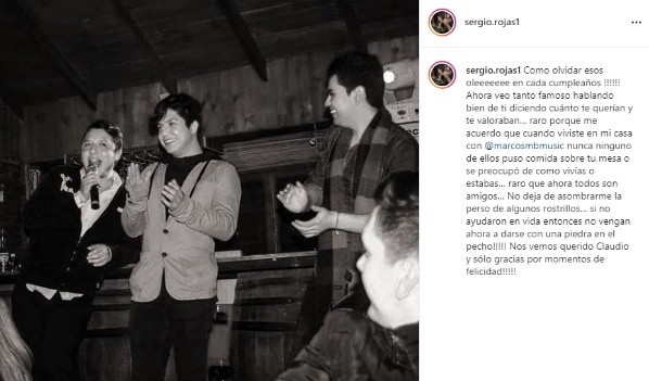 Sergio Rojas Instagram