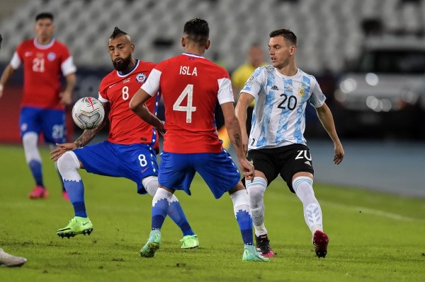 Vidal no estuvo al 100% en la Copa América, reveló Isla. Foto: Agencia Uno