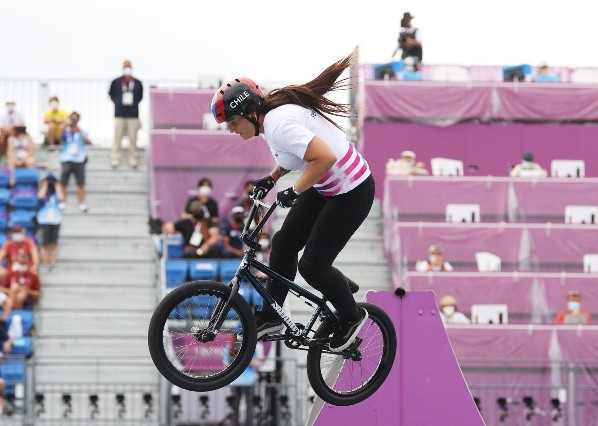 Maca Pérez tuvo una gran actuación en el debut del BMX Freestyle en Juegos Olímpicos.