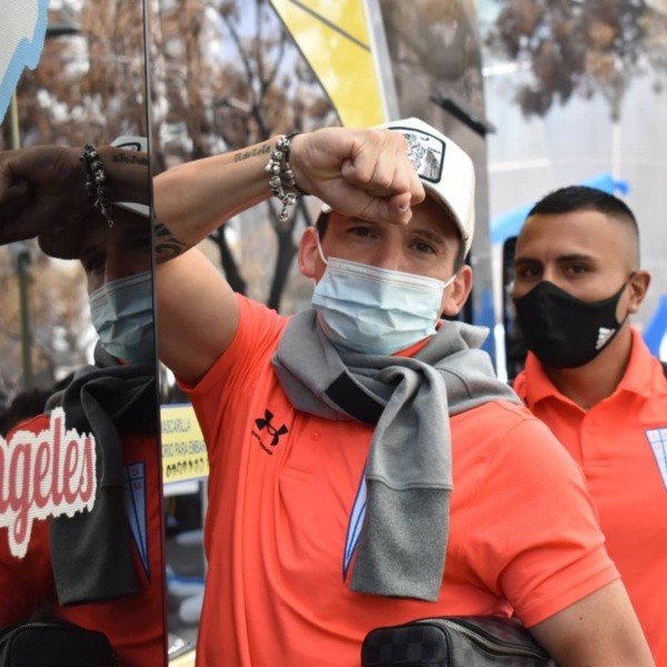 El bus de la UC ya viaja a Rancagua(FOTO: CRUZADOS)