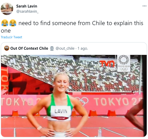 La irlandesa se sorprendió al hacerse viral en Chile.