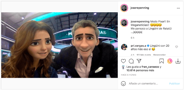 La publicación de José Luis Repenningen que se convirtió en un personaje de Pixar junto a Priscilla Vargas.(1)