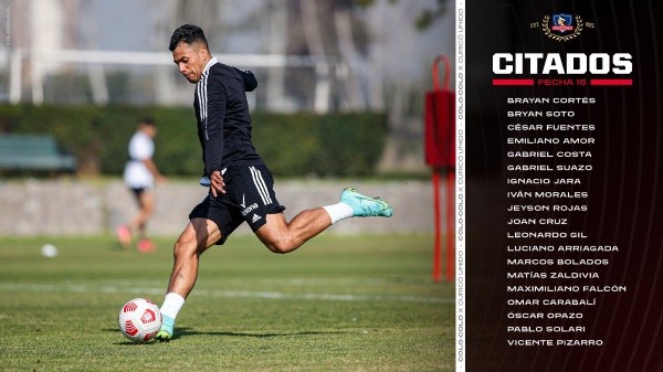 Los citados de Colo Colo.