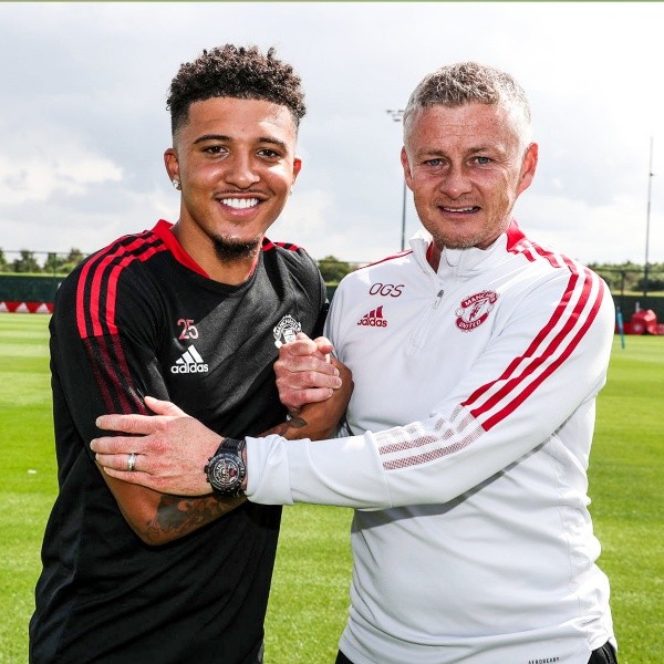 Jadon Sancho podría debutar este fin de semana ante Leeds de Bielsa(FOTO: GETTY)