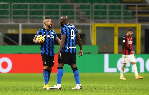 Lukaku y Vidal fueron campeón con el Inter en la temporada pasada (Getty)