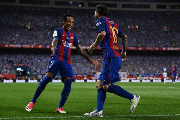 Neymar y Messi volverán a ser compañeros tras sus años en el Barcelona. Foto: Getty Images