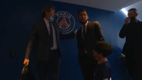 Da Fonseca escoltó a Messi y compartieron un divertido diálogo.