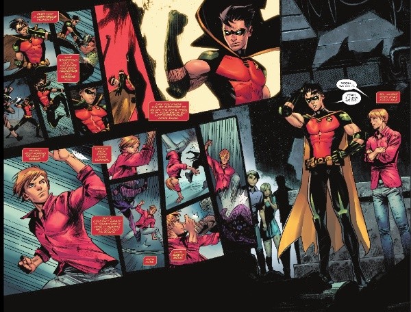 Otro pasaje de    Batman: Urban Legends #6.