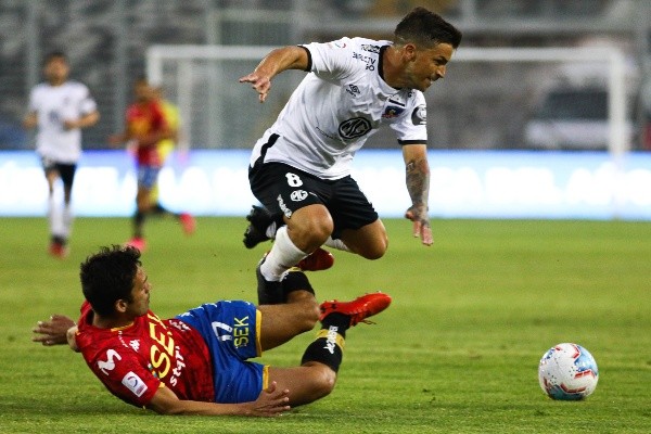 Luis Pavez se formó en Colo Colo y ahora es figura en Unión Española. (Foto: Agencia Uno)