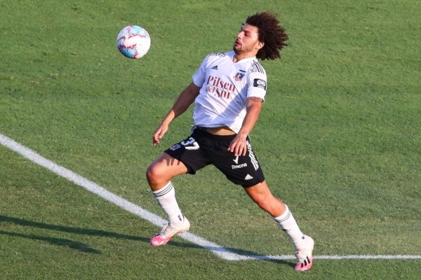 Maxi Falcón adelantó el duelo con Unión Española. Foto: Agencia Uno