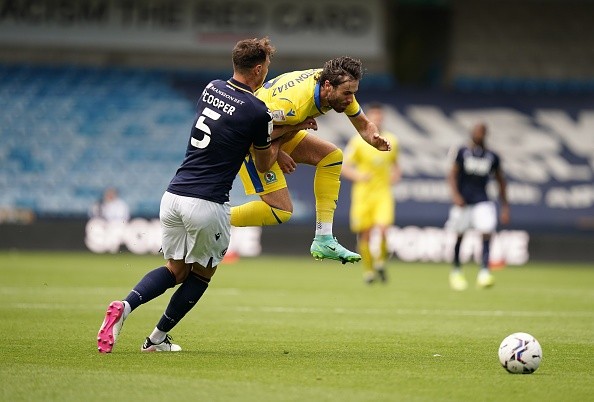 Brereton en el partido de Blackburn Rovers contra Millwall: el chileno vuelve a marcar gol. (Foto: Getty Images)