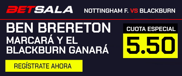 Las cuotas especiales para que te la juegues por Ben Brereton en la Championship. | Foto: Betsala.