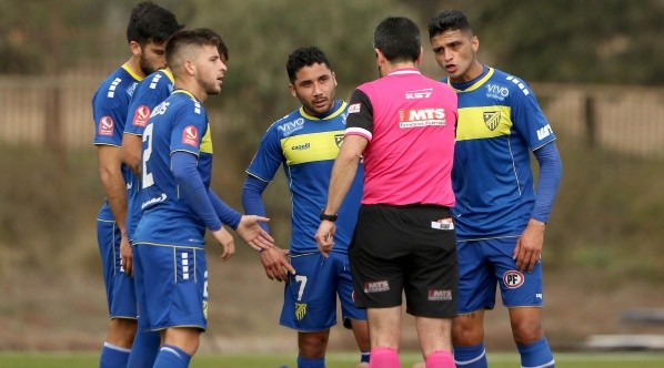 Aranda negó agredir a Sagredo pese a las imágenes y los reclamos. Foto: Barnechea