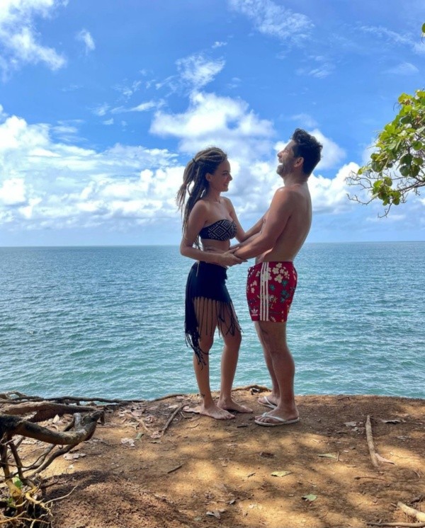 Las postales de Karim Butte y Flavia Fucenecco en Costa Rica.(4)