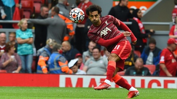 Salah tiene un registro de 126 goles junto a los Reds.