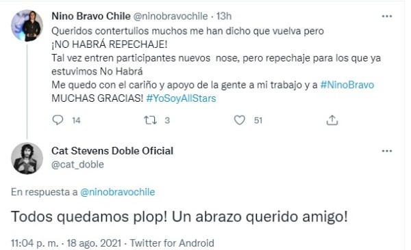 Nino Bravo Twitter