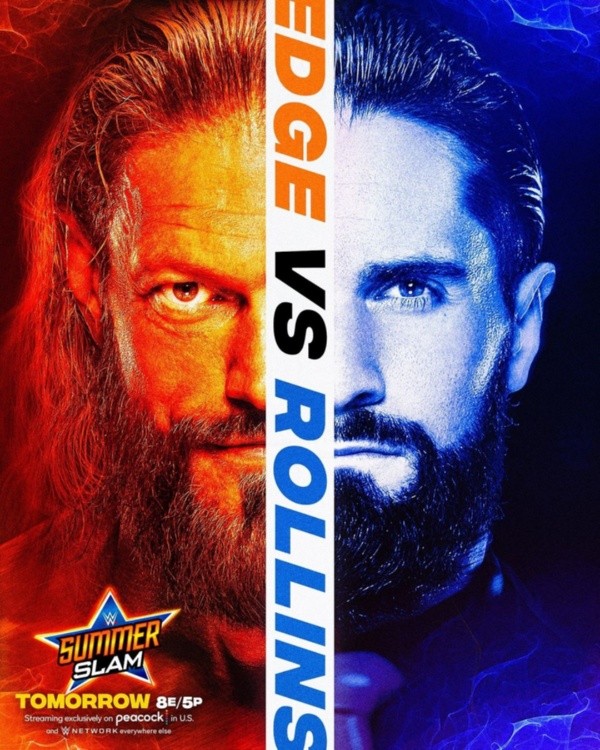 Edge y Seth Rollins protagonizarán una de las luchas más importantes de la noche en SummerSlam. (Foto: WWE)