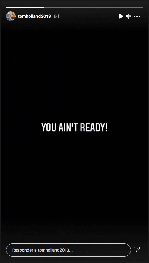 La historia que lanzó Tom Holland después de la filtración del supuesto trailer de    Spider-Man: No Way Home.