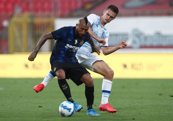Vidal jugó bien ante Genoa - Getty