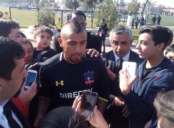 Arturo Vidal reitera que volverá a Colo Colo (Agencia Uno)