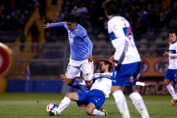 Pedro Pablo Hernández fue la figura de la única estrella de O’Higgins. (Foto: Agencia Uno)
