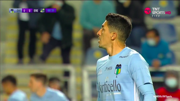 Así fue el regreso de Pedro Pablo Hernández con O’Higgins. (Foto: Captura TNT Sports)