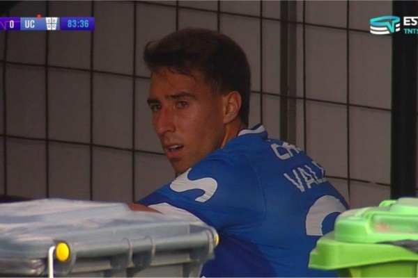 Diego Valencia no escondió su tristeza luego de su expulsión (Pantallazo)