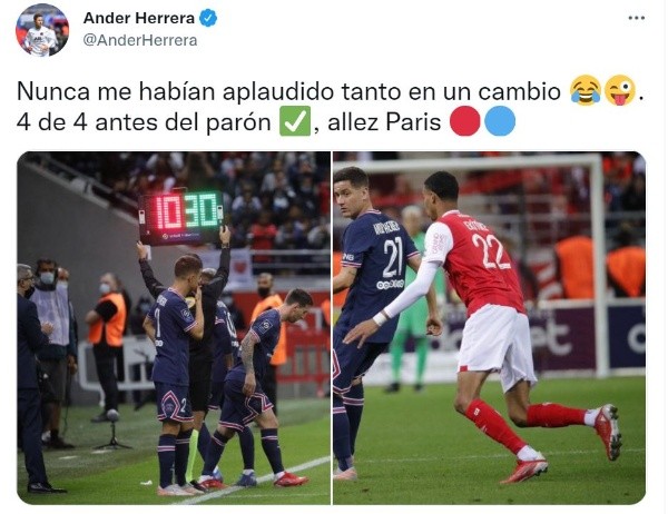 El tuit de Ander Herrera