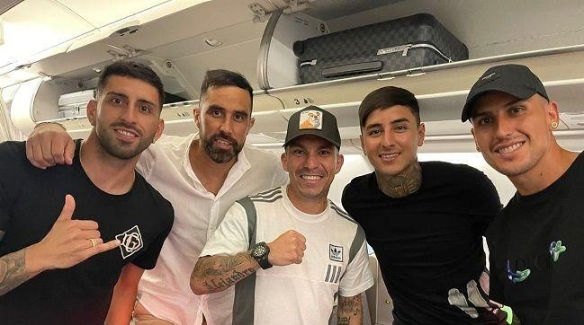 Maripán, Bravo, Medel, Pulgar y Roco viajaron para jugar por Chile.