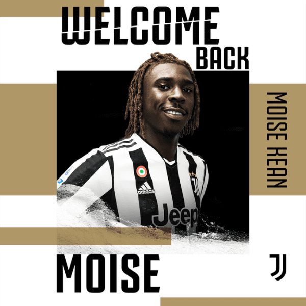 Moise Kean fue anunciado como fichaje, llegando a préstamo del Everton. (Foto: Juventus)